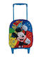 Disney Mickey Σχολική Τσάντα Τρόλεϊ Πολύχρωμη