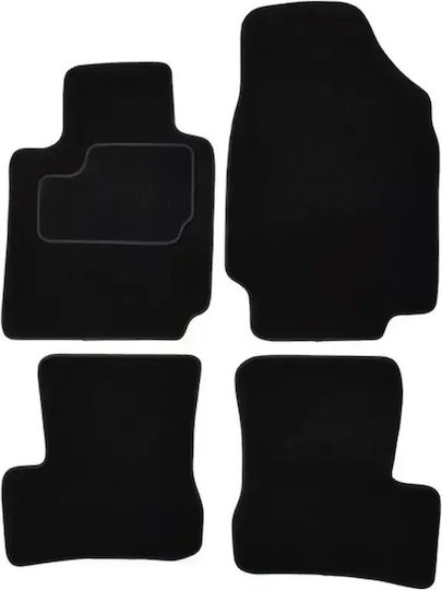 Custopol Set Gray Car Mats Nis85s Nissan Micra K12 4 Pieces
