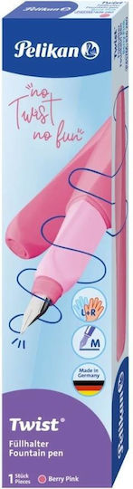 Pelikan Fountain Pen Medium Purple with Pink Ink