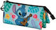 Disney Stitch Pencil Case with 3 Compartments