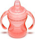 Munchkin Educational Sippy Cup Plastic with Handles Pink for 6m+m+ 240ml