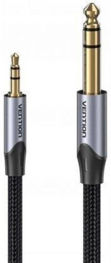 Vention Cable 6.3mm male - 3.5mm male 3m Γκρι -44133