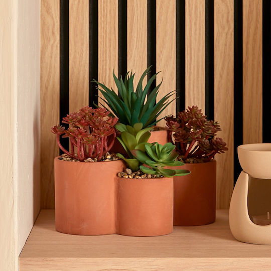 Artificial Plant Pot 22x16x20.4 A-s Wonj 210147 Plastic