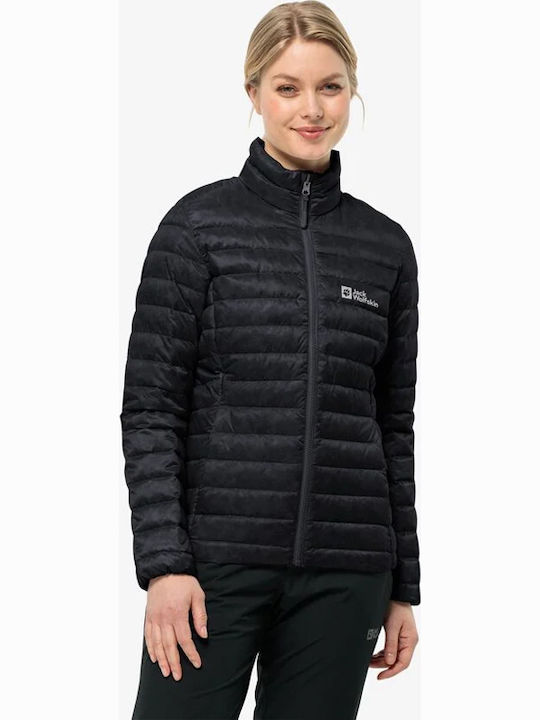 Jack Wolfskin Scurtă Jachetă de femei Puffer Black