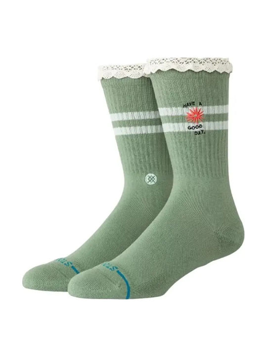 Stance Have A Good Day Athletic Socks Green 1 Pair