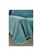 Whitegg Four-Seater Sofa Throw Chenille 180x320cm 3-Petrol Blue