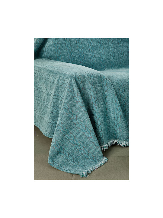 Whitegg Ριχτάρι Διθέσιου Καναπέ Chenille 180x240εκ. 3-petrol