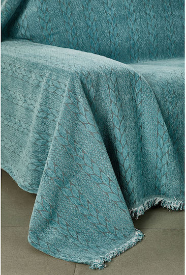 Whitegg Ριχτάρι Διθέσιου Καναπέ Chenille 180x240εκ. 3-petrol