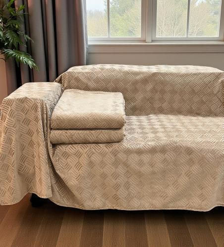 Linea Home Cuverturi Pentru Canapea 4 Locuri P180xL320cm Bej Închis Linea Home Cuverturi Pentru Canapea 4 Locuri P180xL320cm Bej Închis