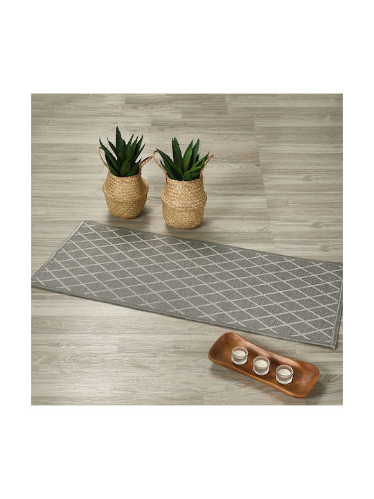 Whitegg Pat51 Χαλί Ορθογώνιο Γκρι 50x80cm