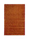 Royal Teppich Rechteckig Zottelig Synthetisch,Polyester/Cotton/Leather Orange
