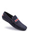 Men's Suede Moccasins Blue