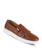 Leder Herren Mokassins in Braun Farbe