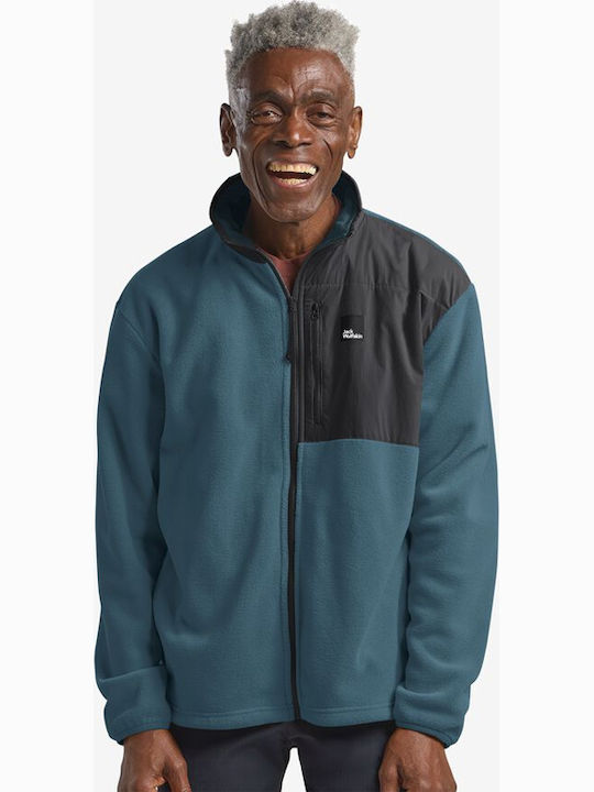Ανδρική Ζακέτα Fleece Μπλε