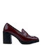 Pantofi cu toc Burgundy