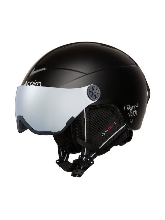 Cairn Orbit Visor Kids Helmet for Ski & Snowboard Black