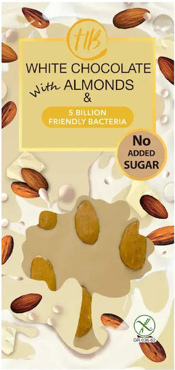 Healthy Bites Chocolate White Sugar-Free 100gr