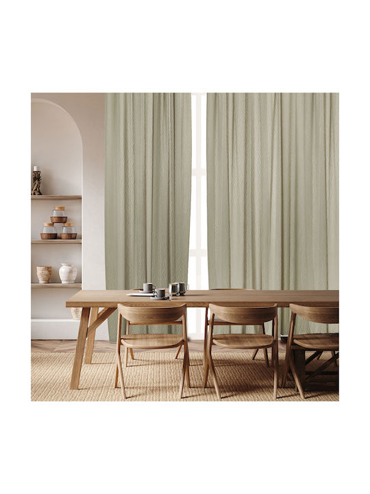 Whitegg Curtain with Pencil Pleat K0213 Beige 2...