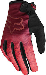Fox Ranger Glove Damen Fahrradhandschuhe mit Gel Rote Fox Ranger Glove Damen Fahrradhandschuhe mit Gel Rote