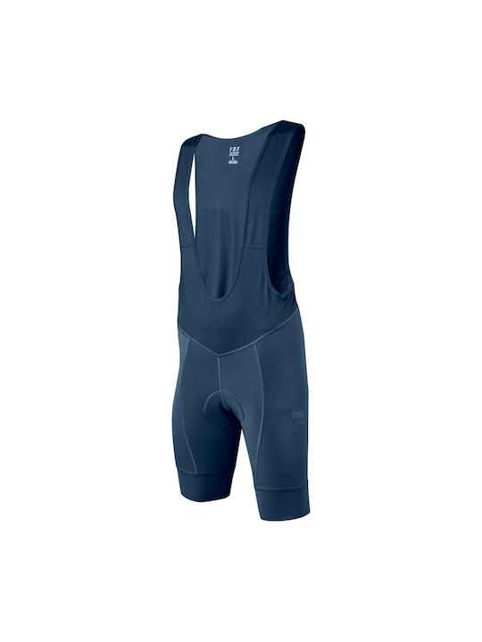 Fox Ascent Pantaloni De Ciclism Pentru Bărbați Cu Bretele Albăstrați Fox Ascent Pantaloni De Ciclism Pentru Bărbați Cu Bretele Albăstrați