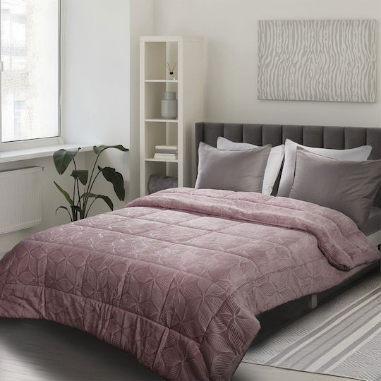 Whitegg Doppelbettdecke 220x240cm Rosa 600 GSM