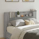 vidaXL Wooden Gray Bed Headboard 160x103.5cm