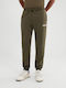 Sweatpants with Elastic Khaki