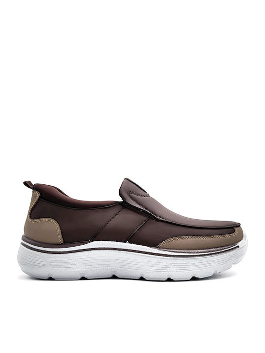 Atlanta Ανδρικά Ανατομικά Sneakers Καφέ