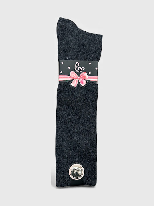 Pro Socks Γυναικείες Κάλτσες Ανθρακί