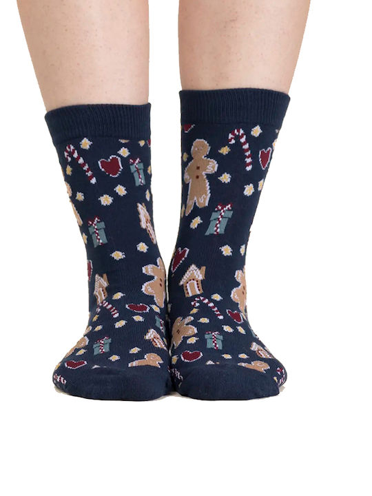 Noidinotte Christmas Socks Blue