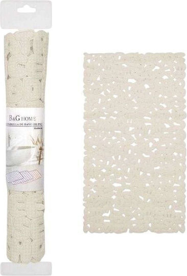 Rutschfest Badematte Rechteckig 21075 Beige 36x66cm