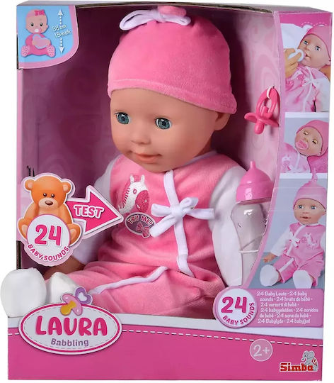 Simba Μωρό Κούκλα Laura 38 εκ.