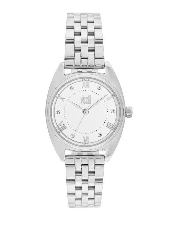 Visetti Women's Watch with Silver Metal Bracelet