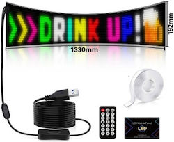 Led Ευκαμπτη Panel Πινακιδα Bluetooth 192*1330mm Jn-05007 Led Ευκαμπτη Panel Πινακιδα Bluetooth 192*1330mm Jn-05007