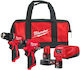 Milwaukee M12™ BLPP2B-422B Set Impact Drill Driver & Impact Screwdriver Brushless 12V with 2 Batteries 4Ah - 2Ah and Case