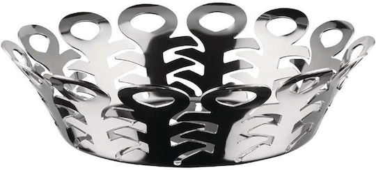 Alessi Obstschale Inox Silber 27x27cm