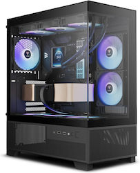 Gamdias AURA GC12 ARGB Gaming Middle Tower cu Fereastră Laterală