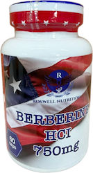 Roswell Nutrition Berberine Hcl 750mg 60 Capsules