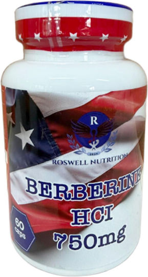 Roswell Nutrition Berberine Hcl 750мг 60 капси