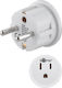 Goobay Steckdosenadapter von Universal zu Universal