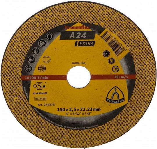 Roți De Tăiere A 24 150x2.5x22.23mm
