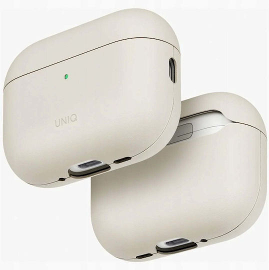 Uniq Lyden Кожен Калъф в Бежов Цвят за Apple AirPods Pro 3