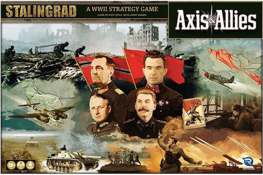 Board Game Axis & Allies: Stalingrad for 2 Players 14+ Years Old Renegade Game Studios