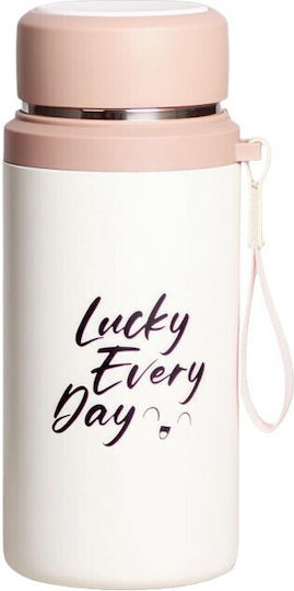 Thermos Bottle Stainless Steel / Plastic 800ml White