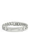 Men's Bracelet Chain with Cross Design in Steel 22cm
