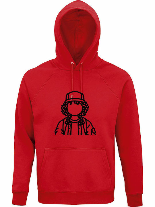kirikoko Kinder-Sweatshirt mit Kapuze Red Stran...