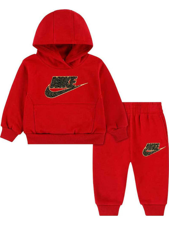 Kids Tracksuit With Top Red Club Chenille
