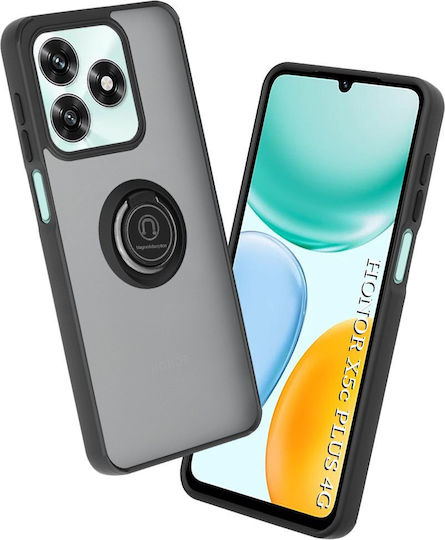 Techsuit Glinth Back Cover Σιλικόνης Μαύρο (Honor X5C Plus)