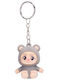Onikuma Schlüsselanhänger Figur 3d Grau 6cm