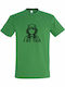 Kids' T-shirt Green Stranger Things Dustin Minimal Design